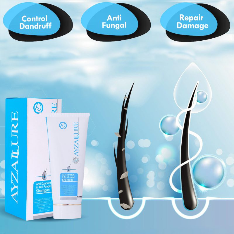 Anti-Dandruff & Anti Fungal Shampoo 150ml - Ayzallure - Image 3