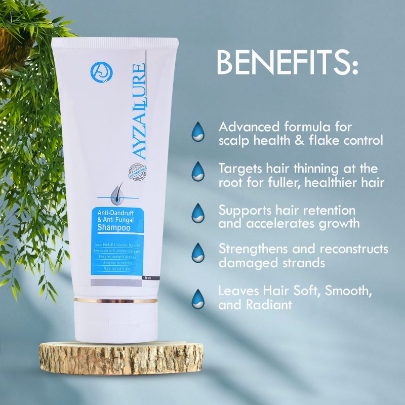 Anti-Dandruff & Anti Fungal Shampoo 150ml - Ayzallure - Image 5