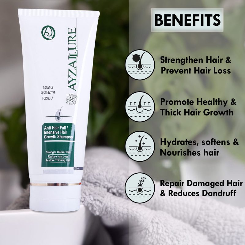 Anti-Hair Fall / Intensive Hair Growth Shampoo 150ml - Ayzallure - Image 4