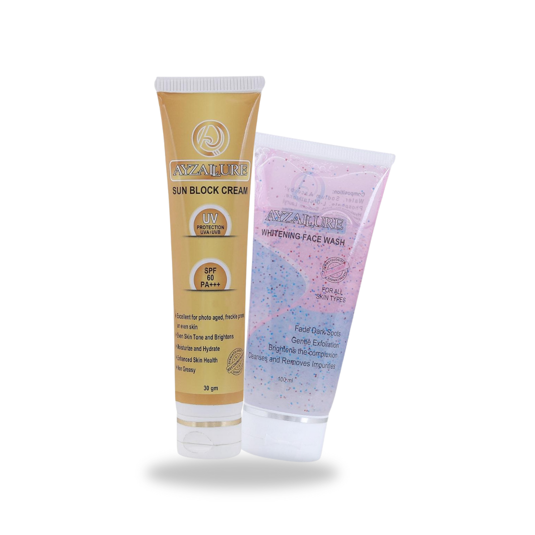Solar Glow kit |  Whitening Facewash + SunBlock SPF 60