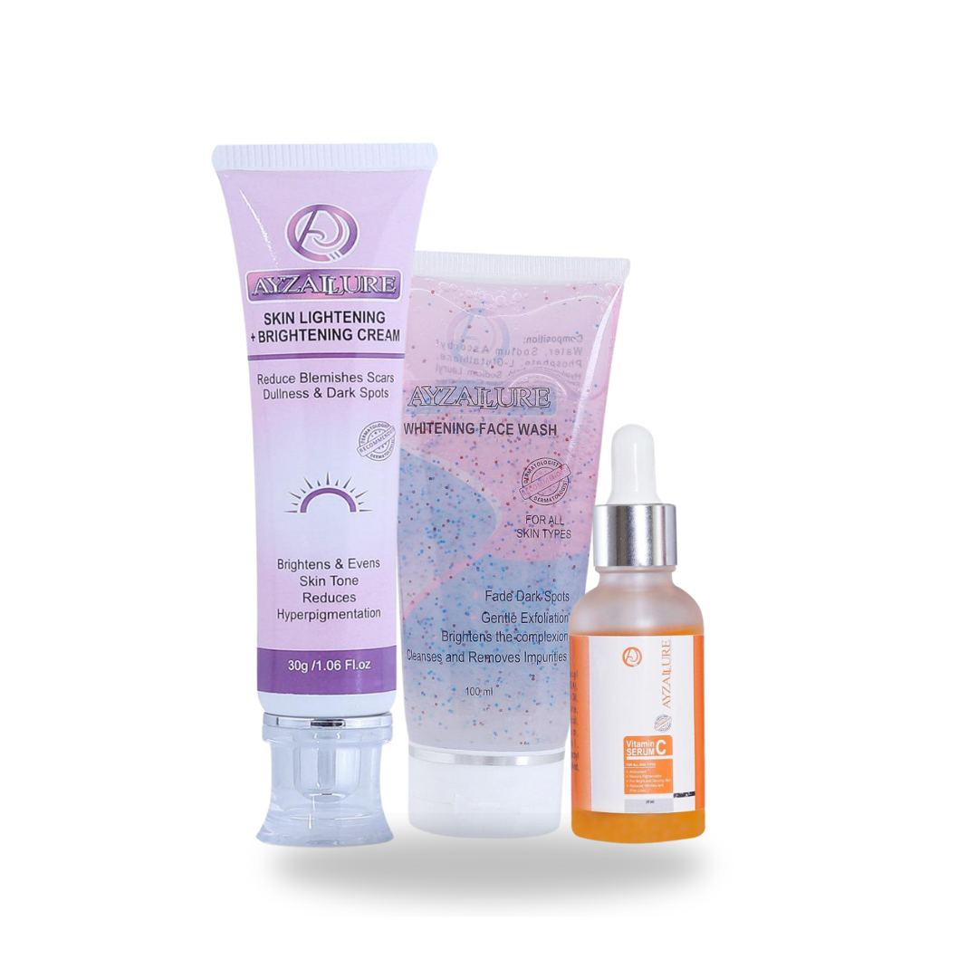Radiance Boost Trio | Whitening Facewash + Vitamin C Serum + Brightening