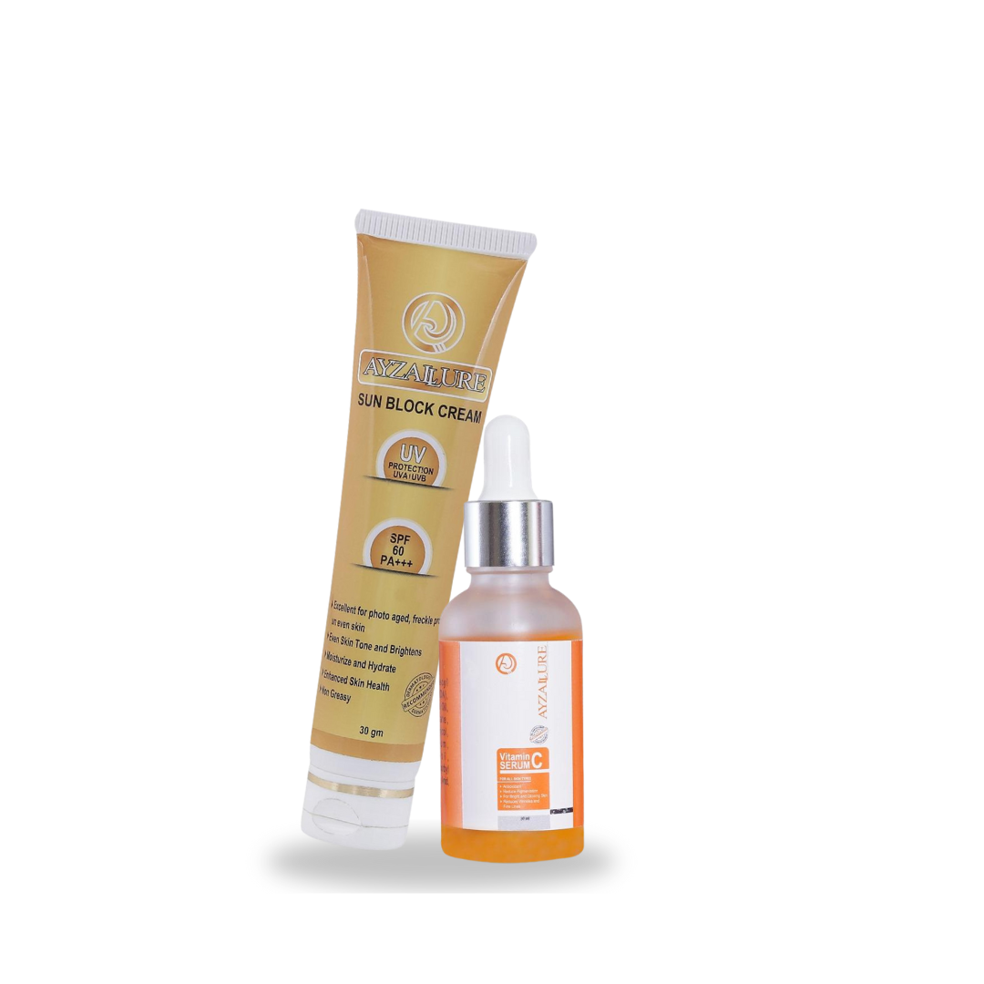 Glow Revival Duo | Vitamin C Serum + SunBlock SPF60