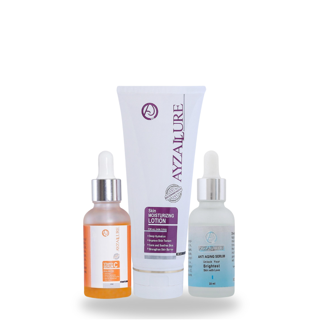The Ultimate Skin Revival Kit | Anti-Aging Serum + Vitamin C Serum + Moisturizing Lotion