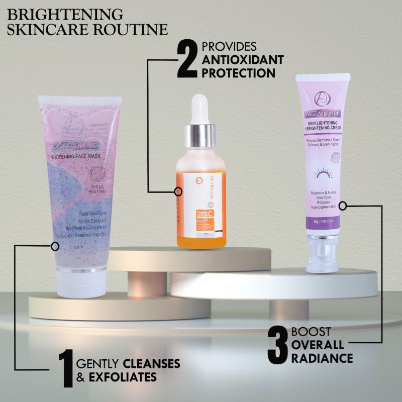 Radiance Boost Trio | Whitening Facewash + Vitamin C Serum + Brightening - Image 2