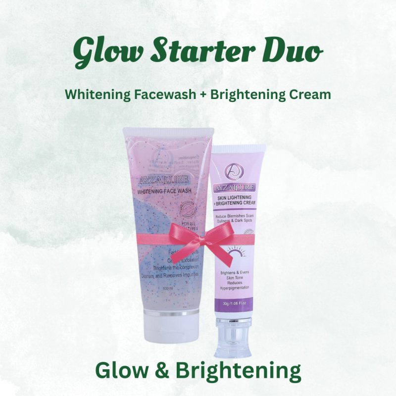 Glow Starter Duo | Whitening Facewash Brightening Cream